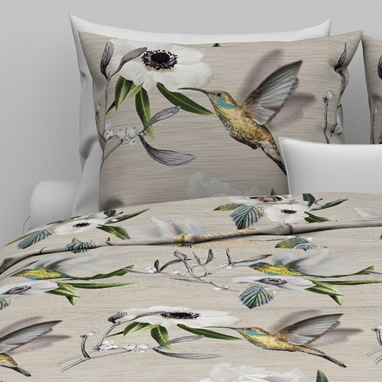 Dekbedovertrek Kolibrie op bed