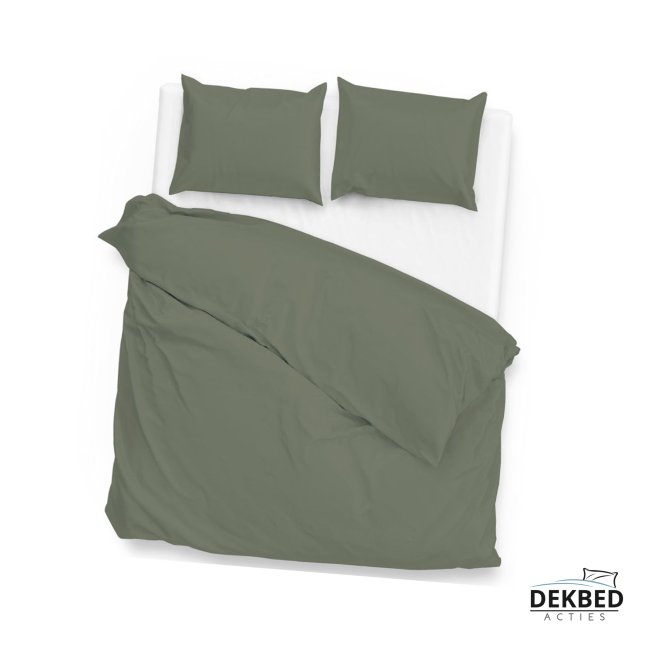 Groen dekbedovertrek