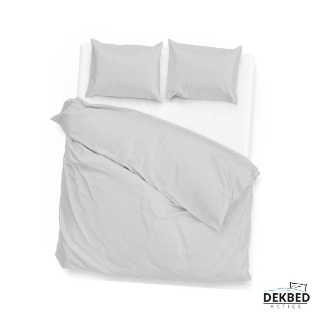 Dekbedovertrek grijs