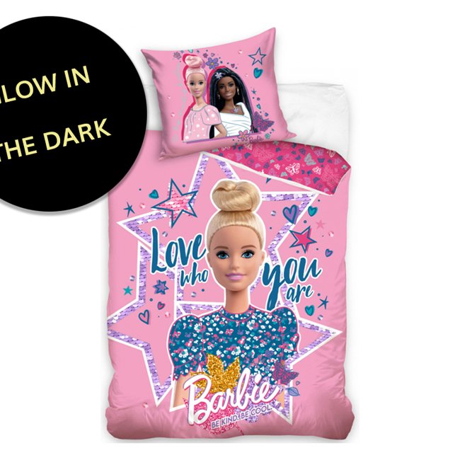 Kinder dekbedovertrek Barbie Glow In The Dark