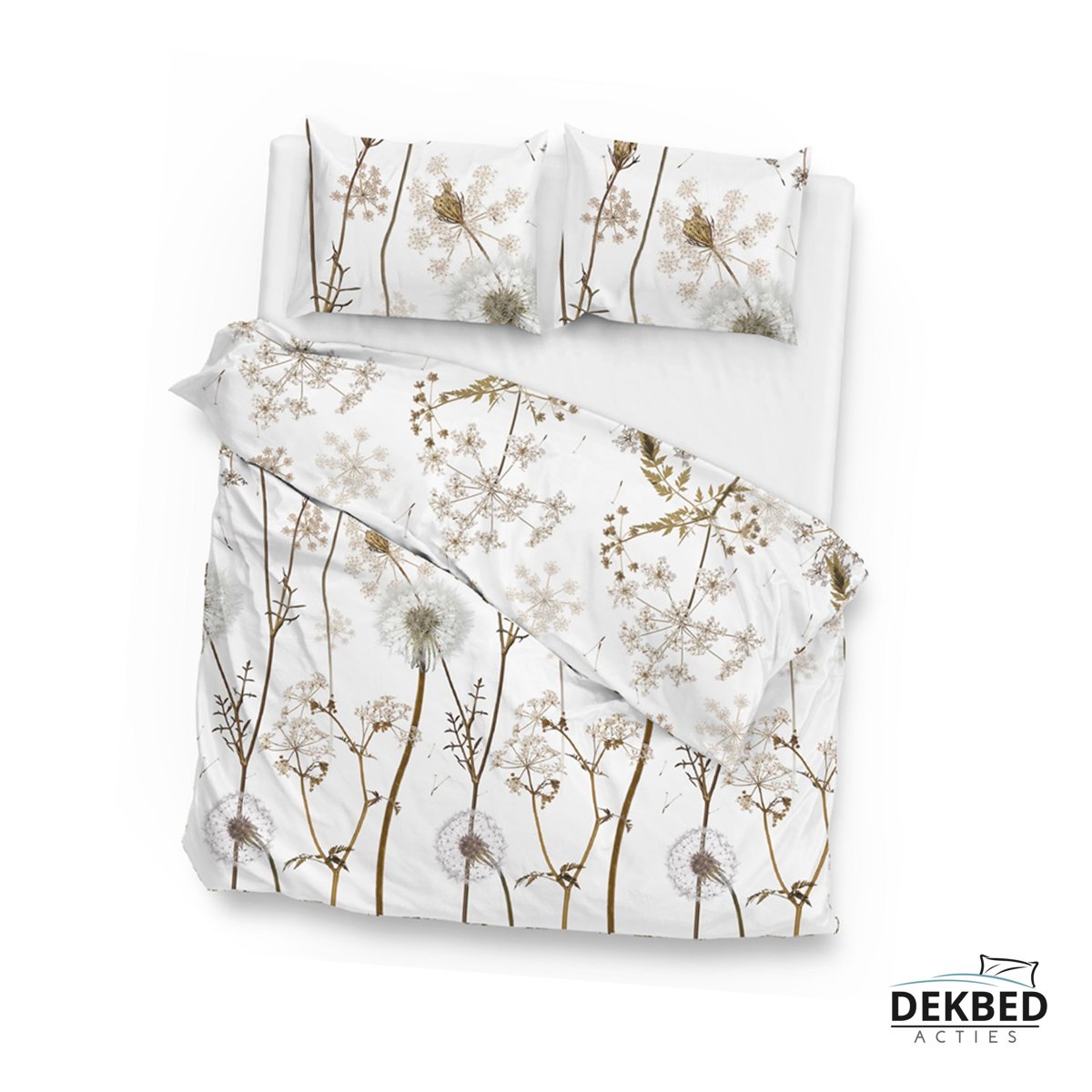 Qiwagu D542 Dekbed, 220 x 240 cm, 4 seizoenen, planten, omkeerbaar dekbed, wasbaar, dekbed zonder overtrek, bruikbaar, slaapdeken, licht zacht, dekbed voor het hele jaar met 2 kussenslopen
