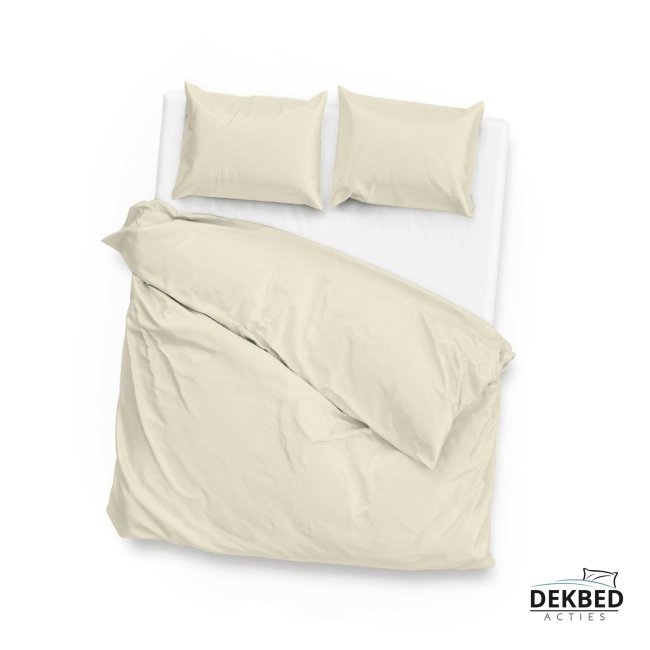 Dekbedovertrek creme